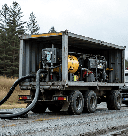 Vattenrenings utrustning som hyrs ut