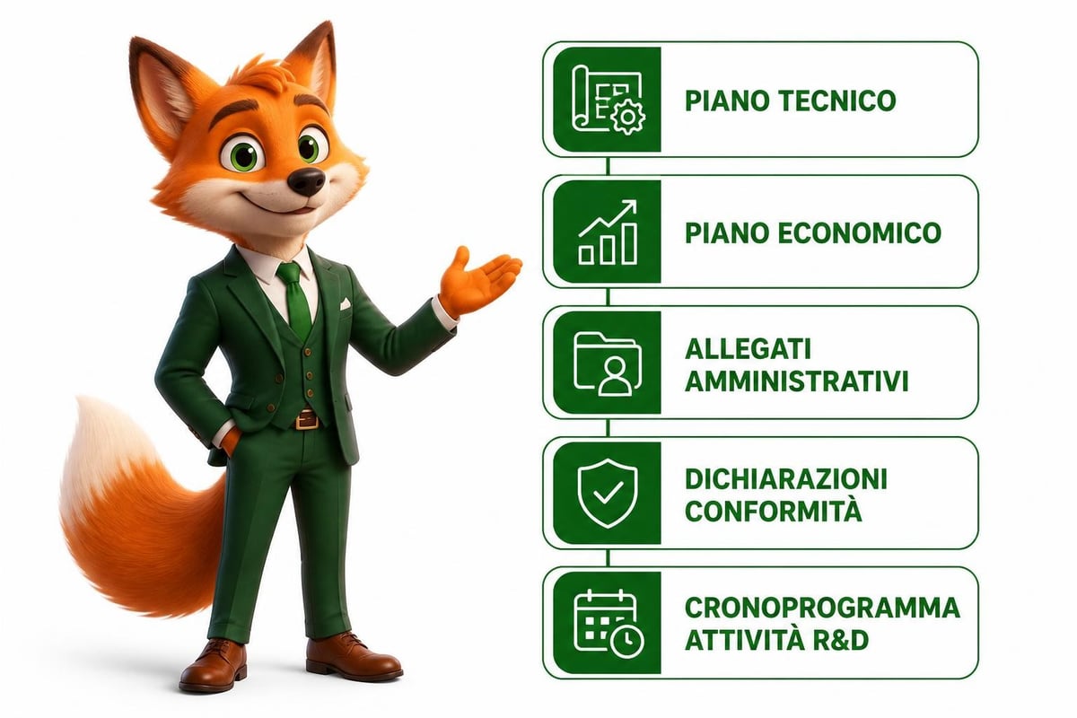 Struttura documentazione tecnica bando