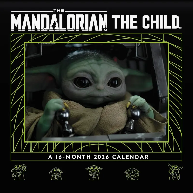Grogu mini wall calendar