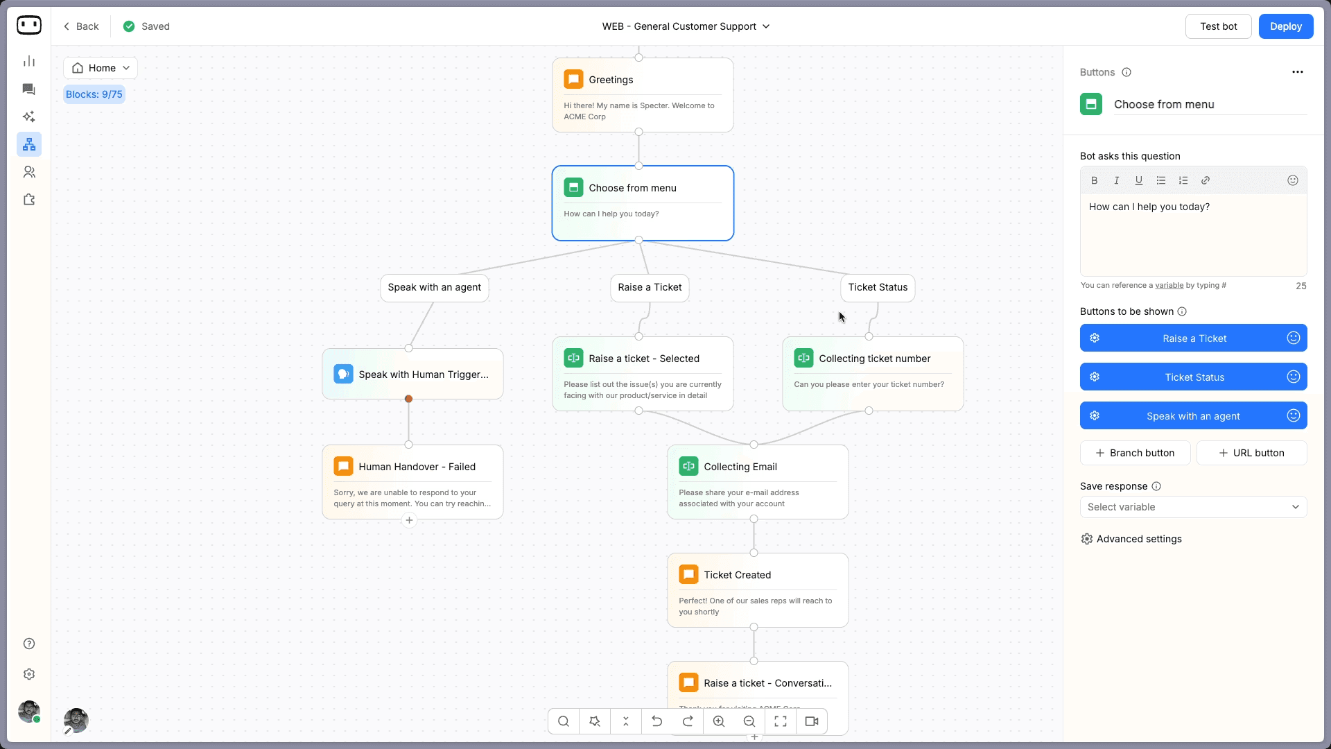Design your support flow