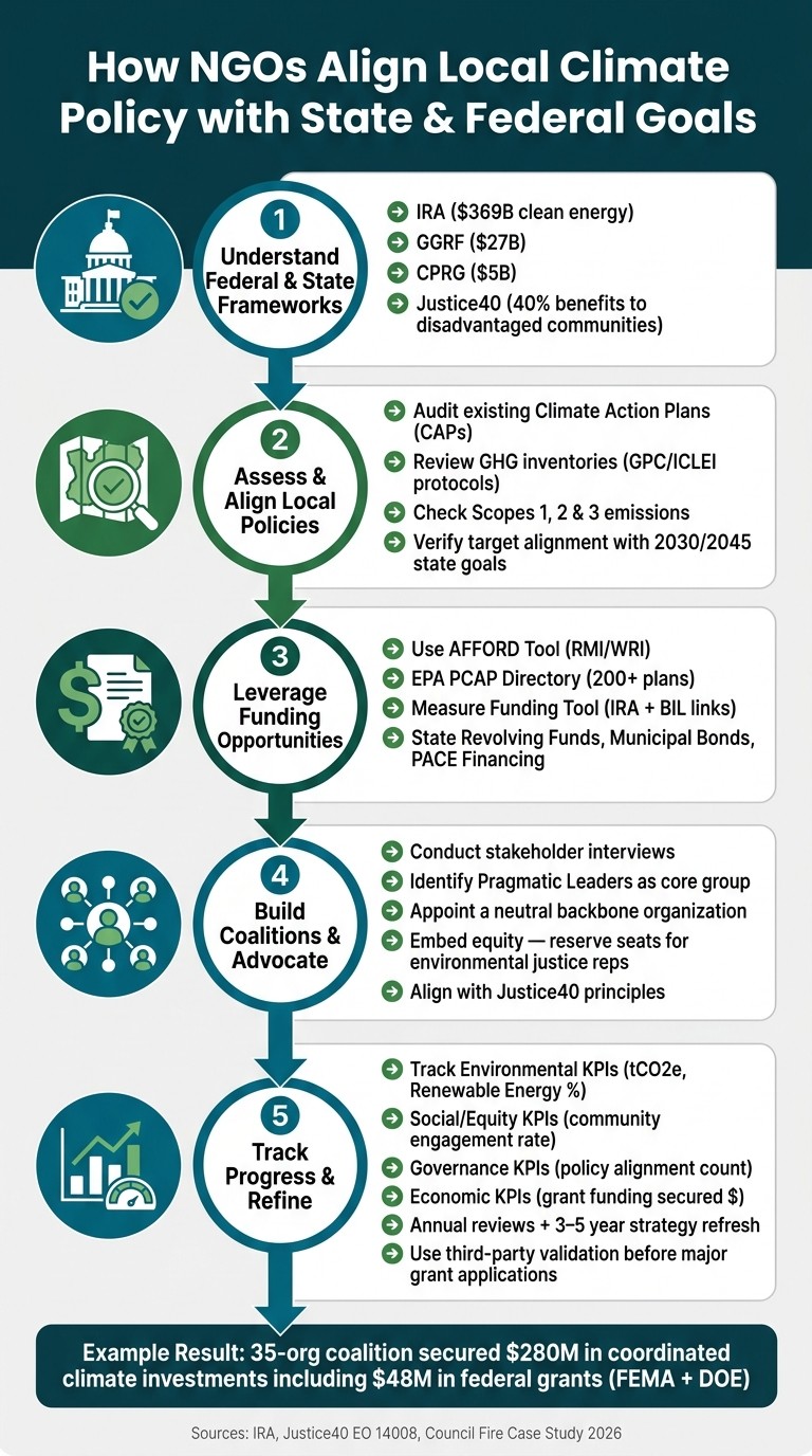 How NGOs Can Align Local Climate Policy with State & Federal Goals