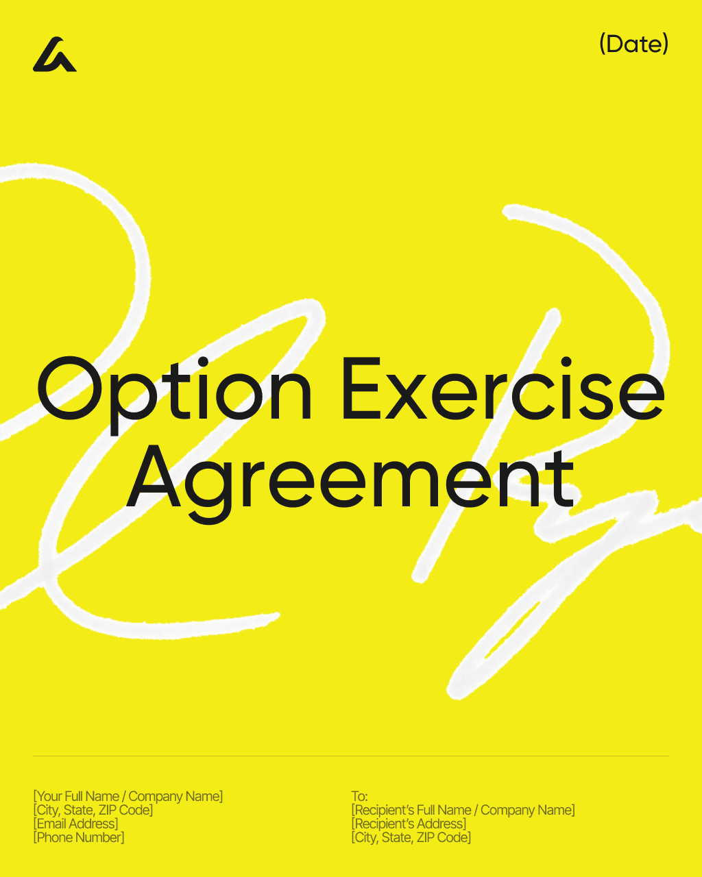 Option Exercise Agreement