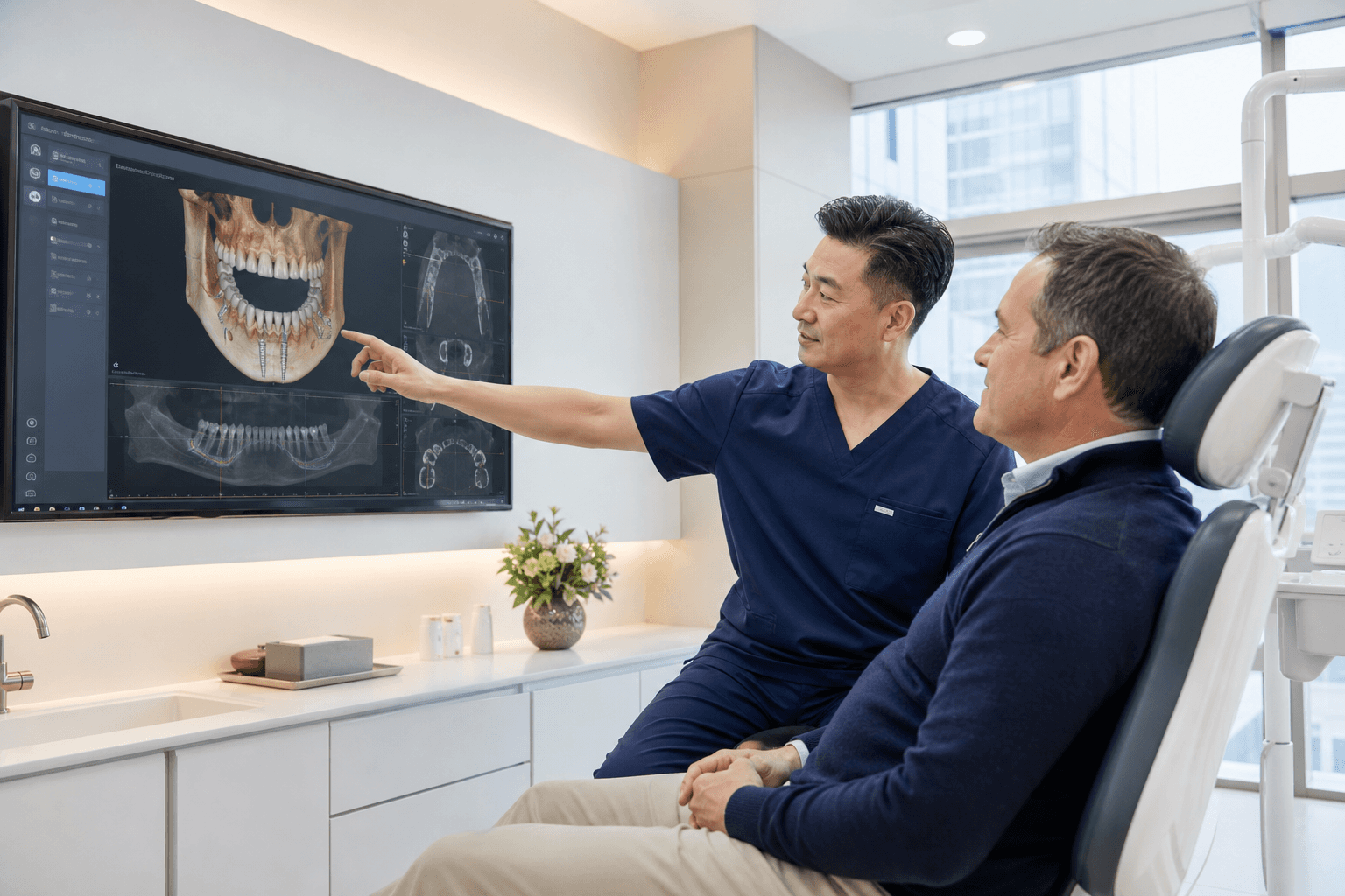 Digital planning for full mouth dental implants in China