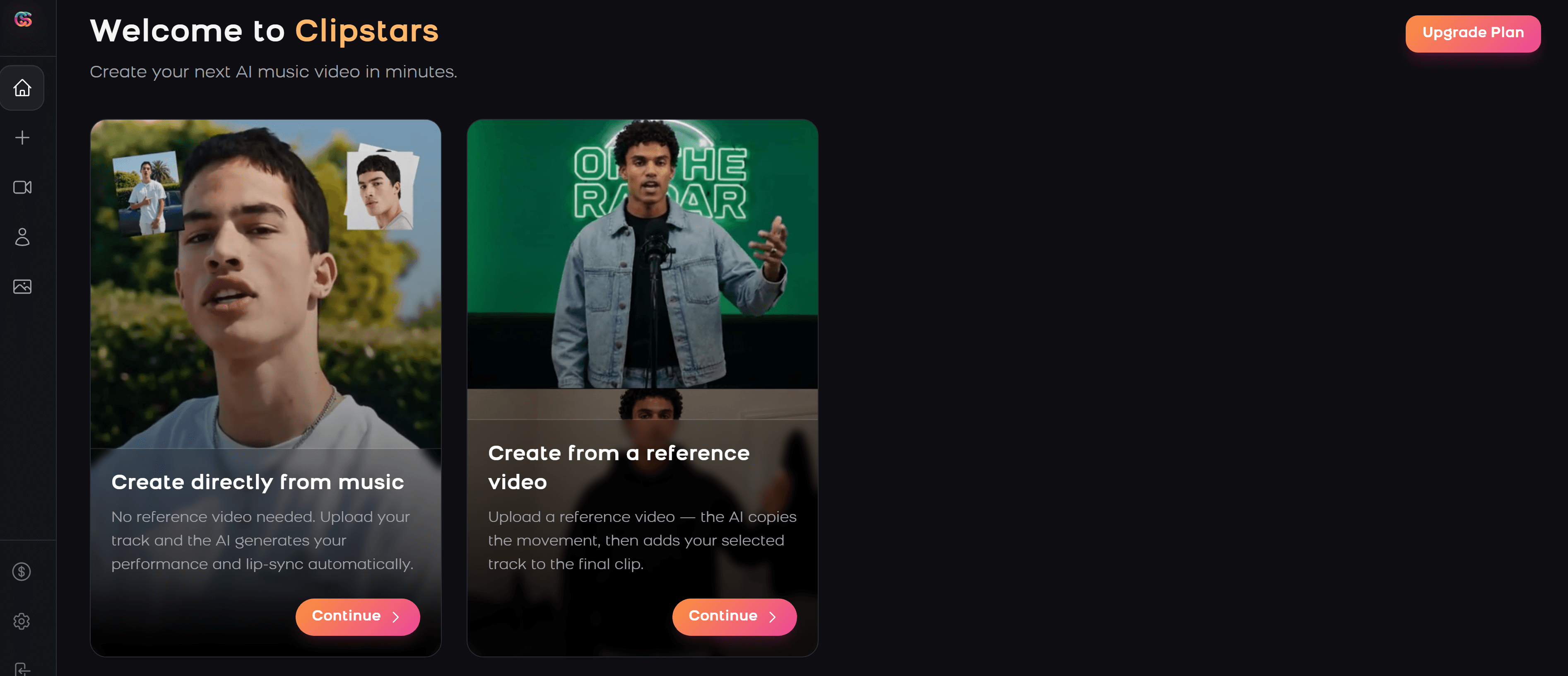clipstars ai music video