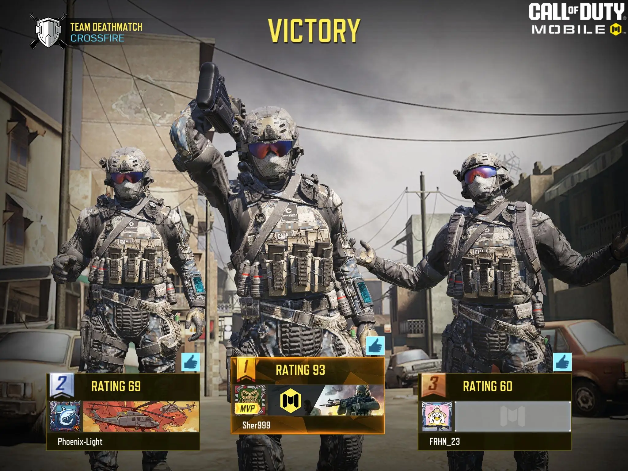 Winning COD in style.