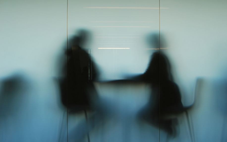 Interview setup in office