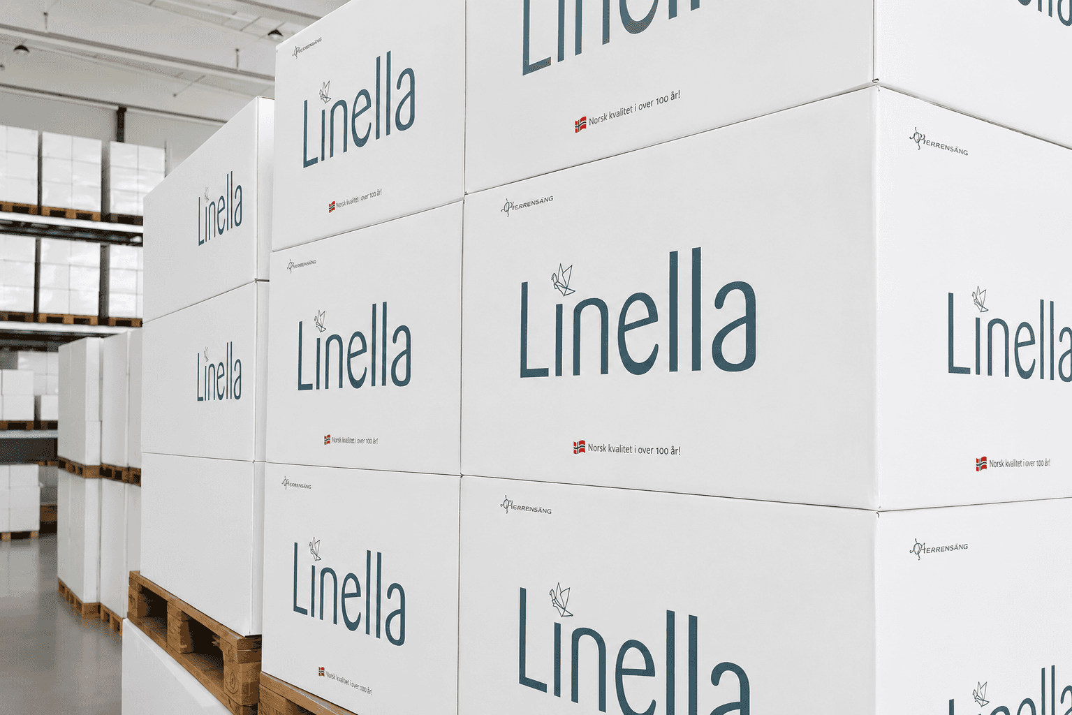 Bilde av Linella bokser klare til levering