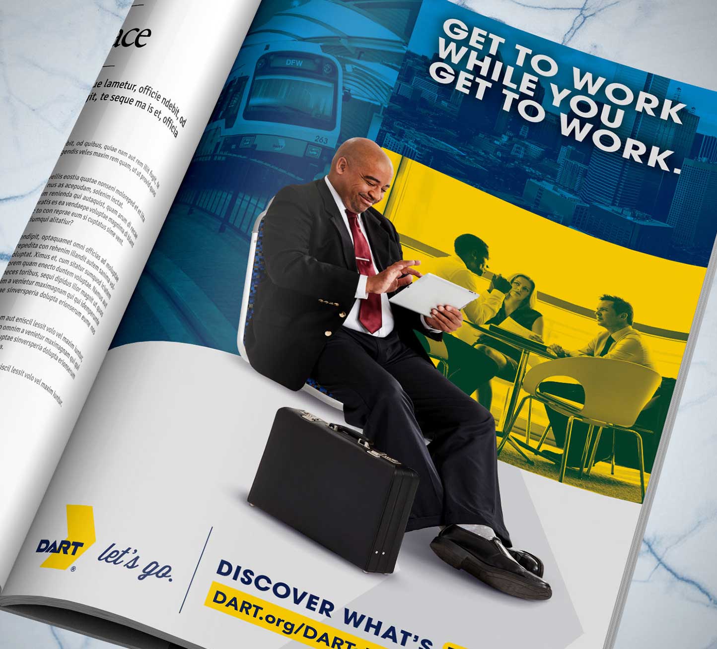 campaign magazine ad design