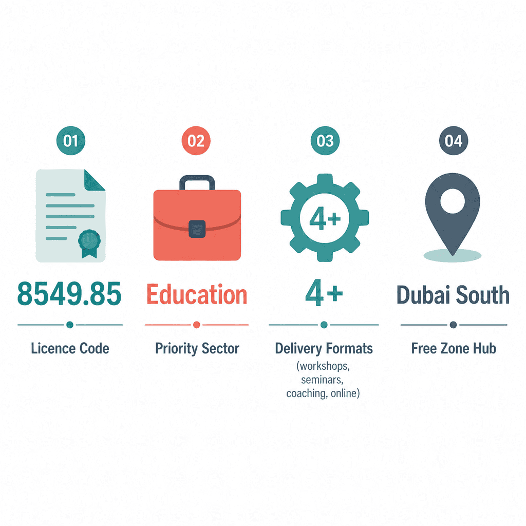 Infographic: Start a Professional & Management Development Training Business in Dubai