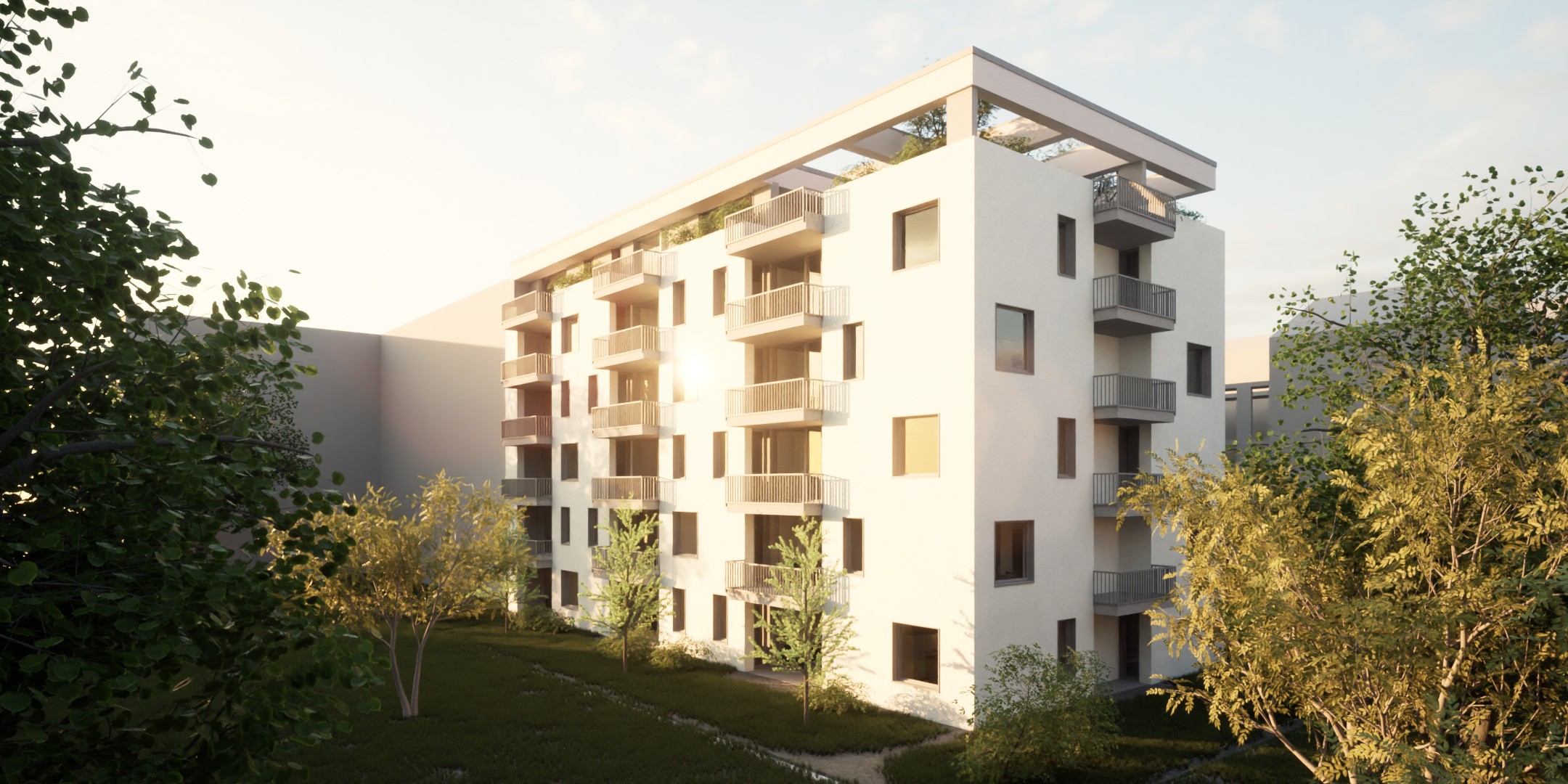 társasház látvány