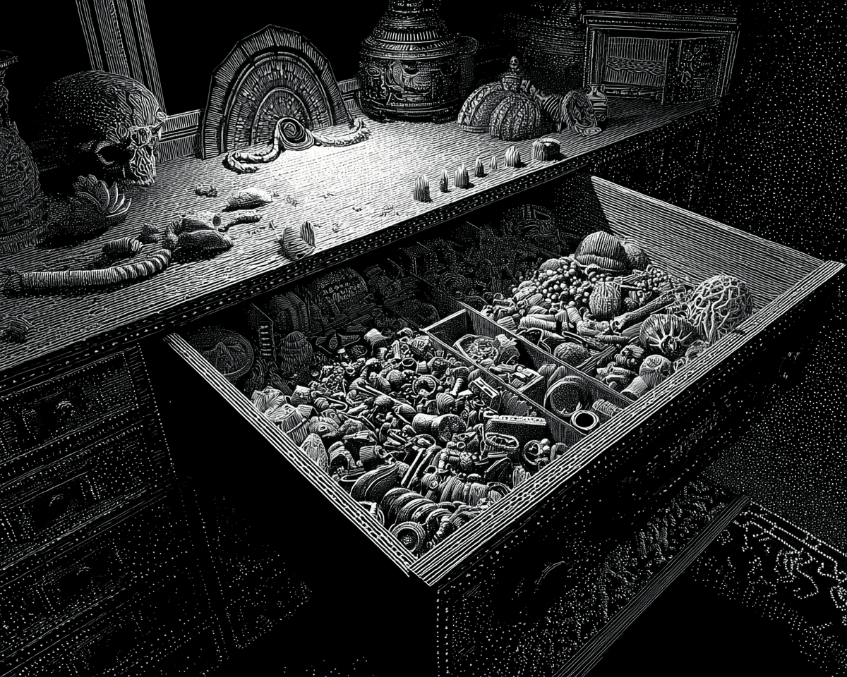 white and gray optical illusion