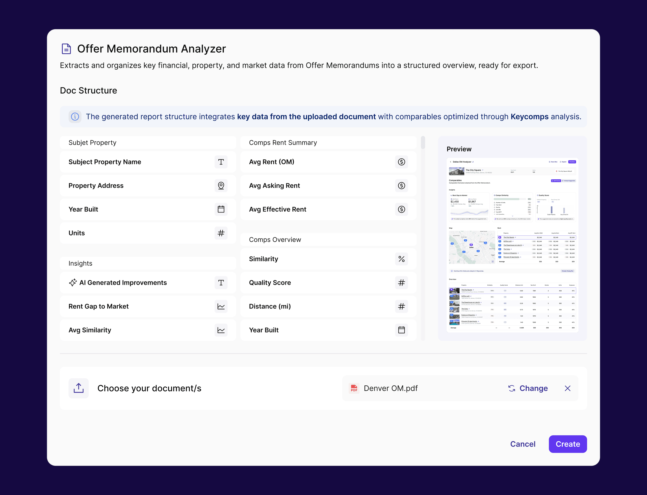 om analyzer description
