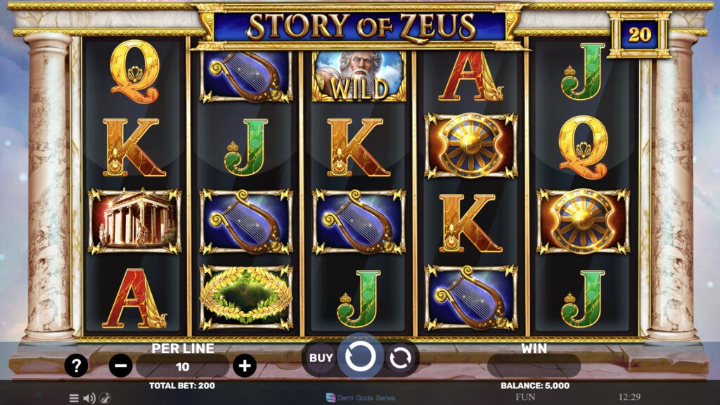 Story Of Zeus - visuel officiel Spinomenal