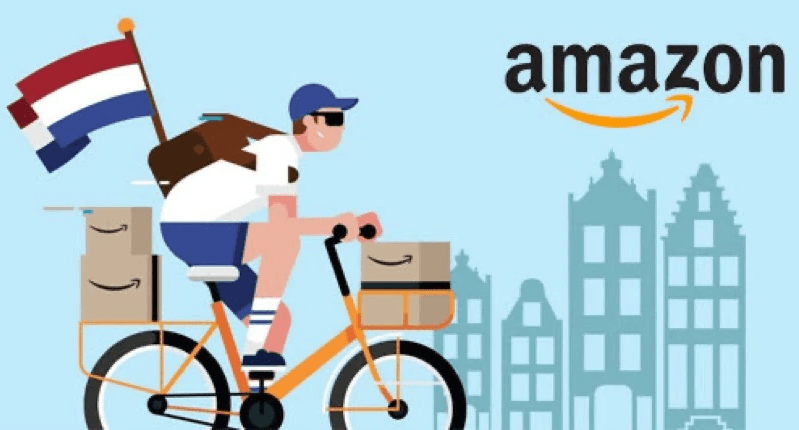 Amazon a fazer entregas de bicileta na Holanda