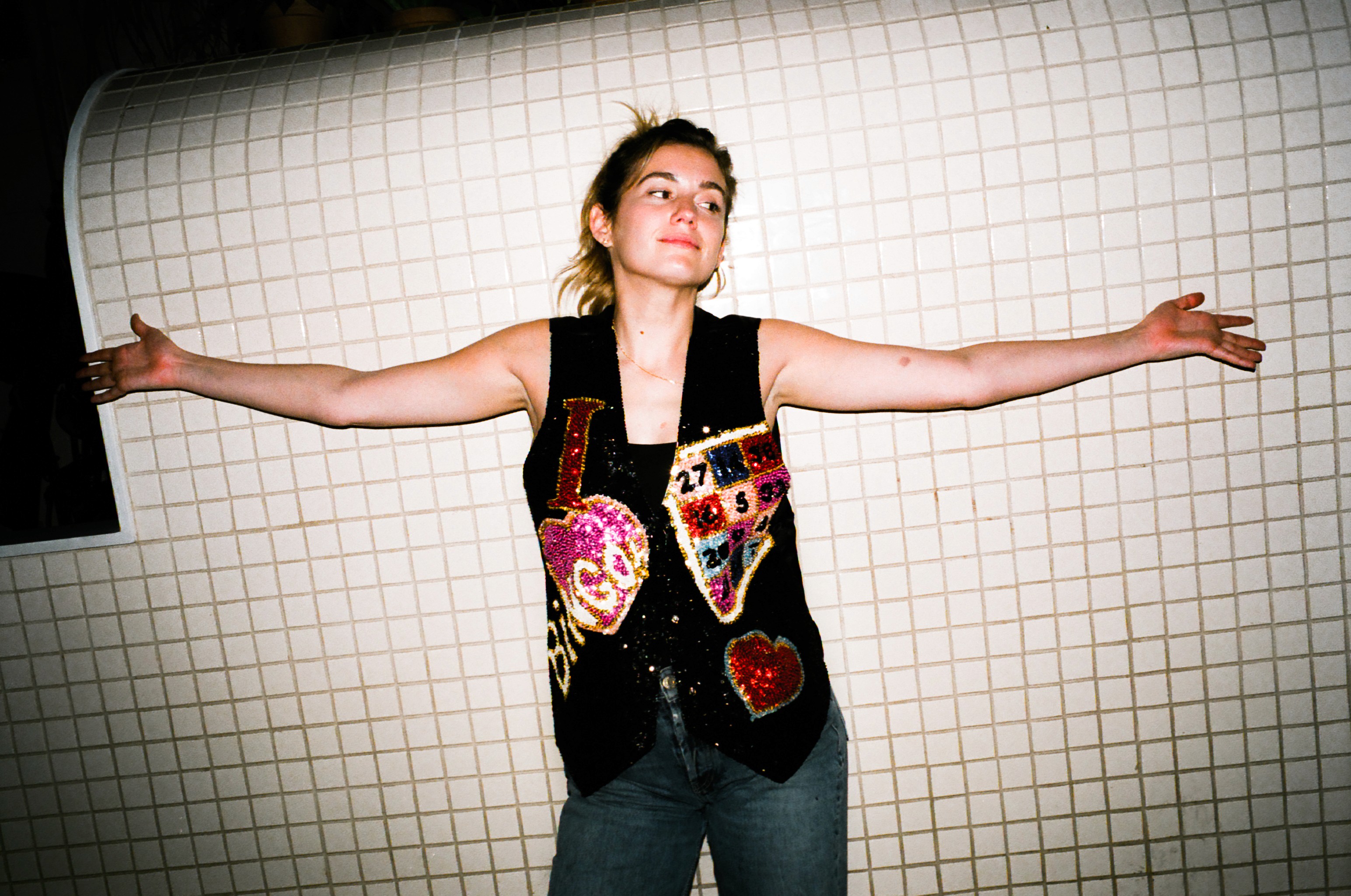 Two chefs behind the kitchen counter