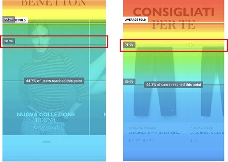 screenshot of homepage with carousel placement