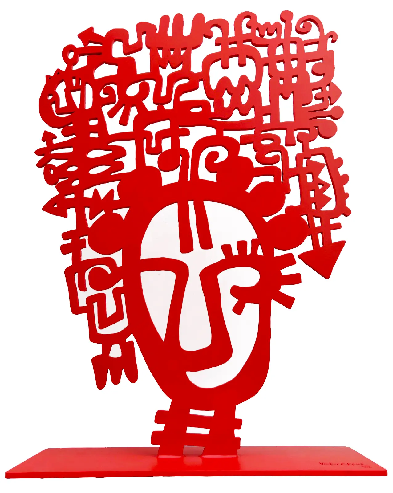 Ibibio Girl, 2022
Painted steel
92 cm x 78 cm x 35.5 cm edition of 8