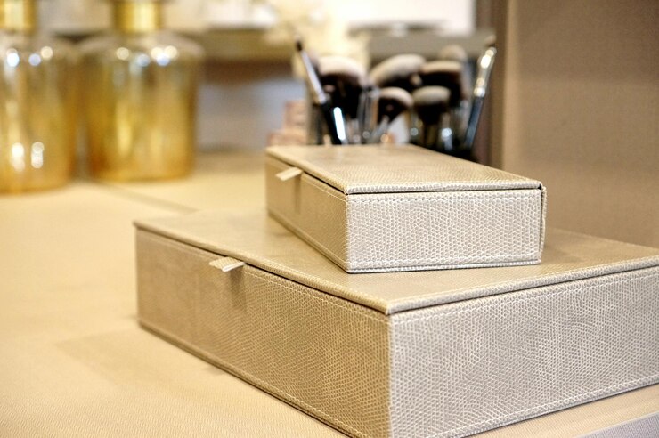 Luxury product packaging with elegant design and premium materials