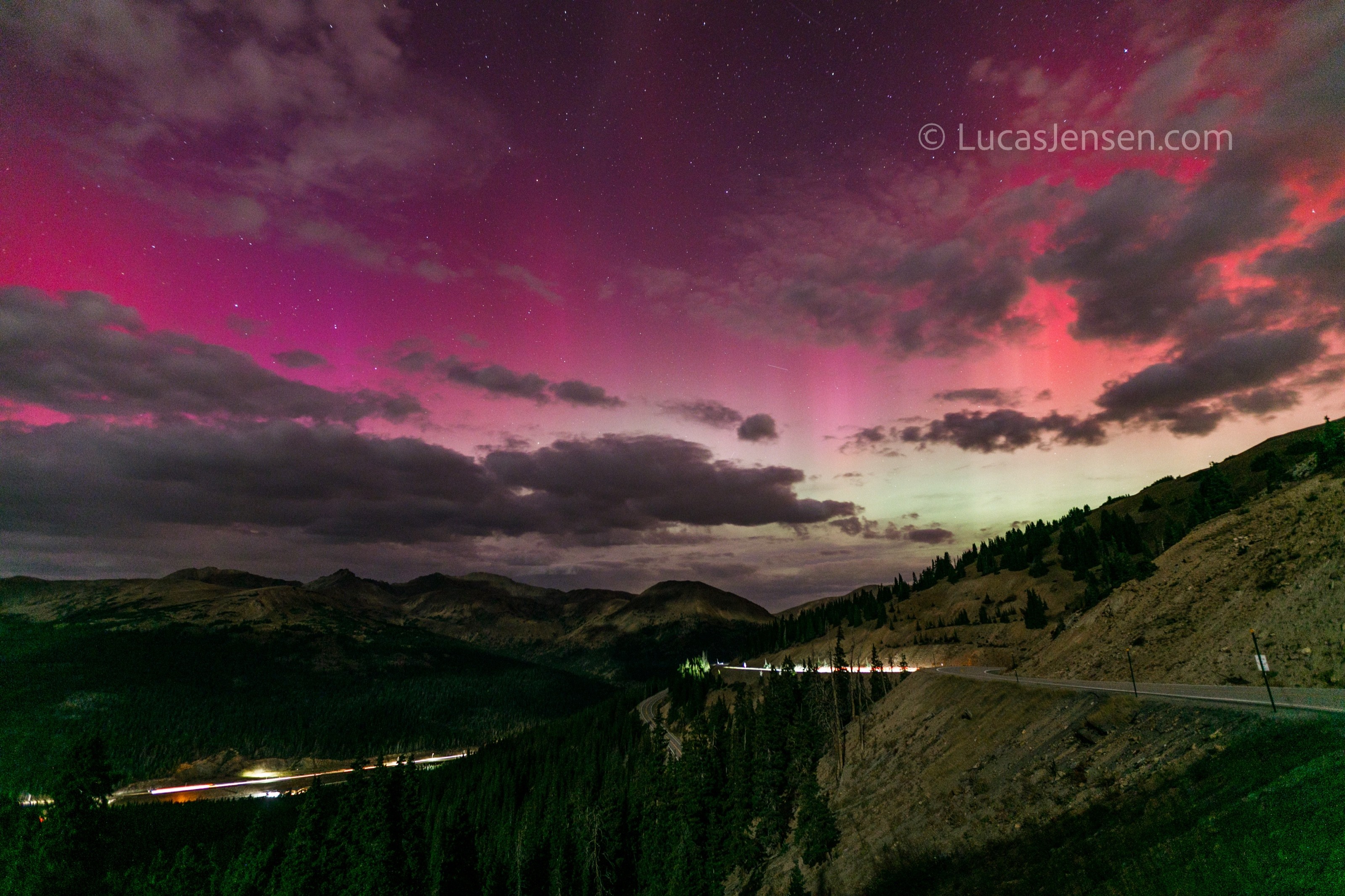 landscape photograph of mountains, water, desert, or coast by Lucas Jensen