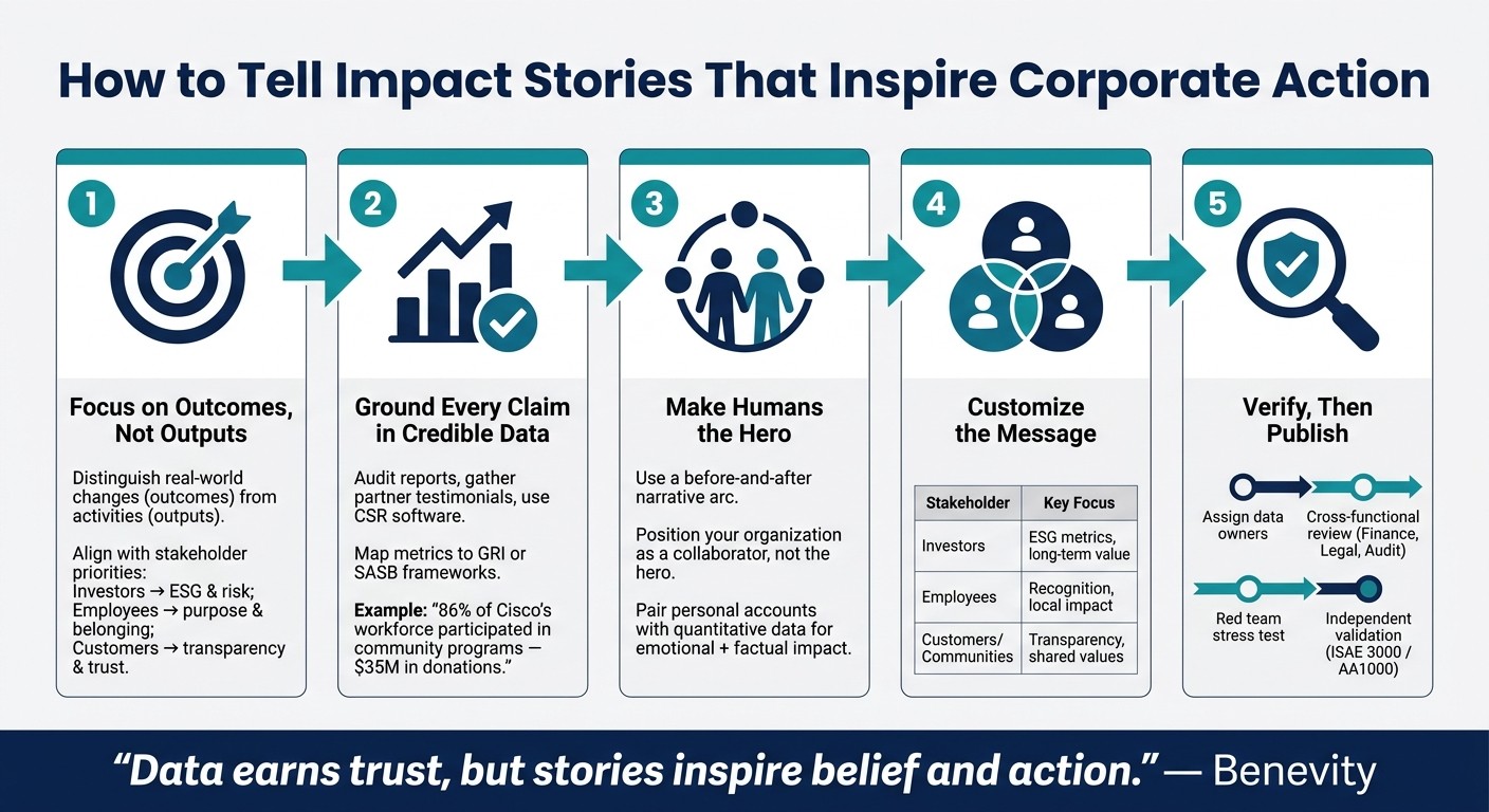 How to Tell Impact Stories That Inspire Corporate Action