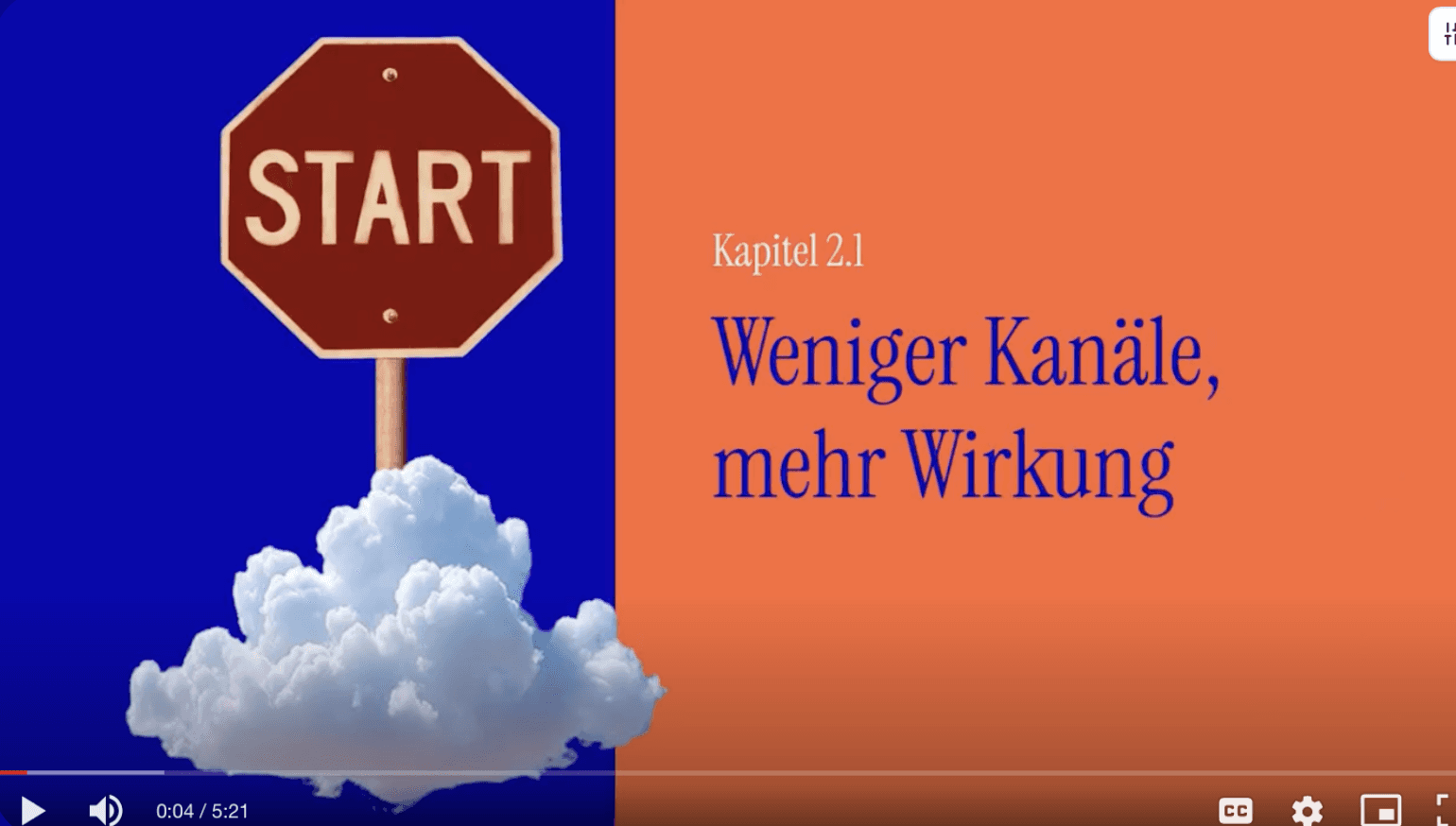 Einblick in die Video-Lektion Weniger Kanäle, mehr Wirkung