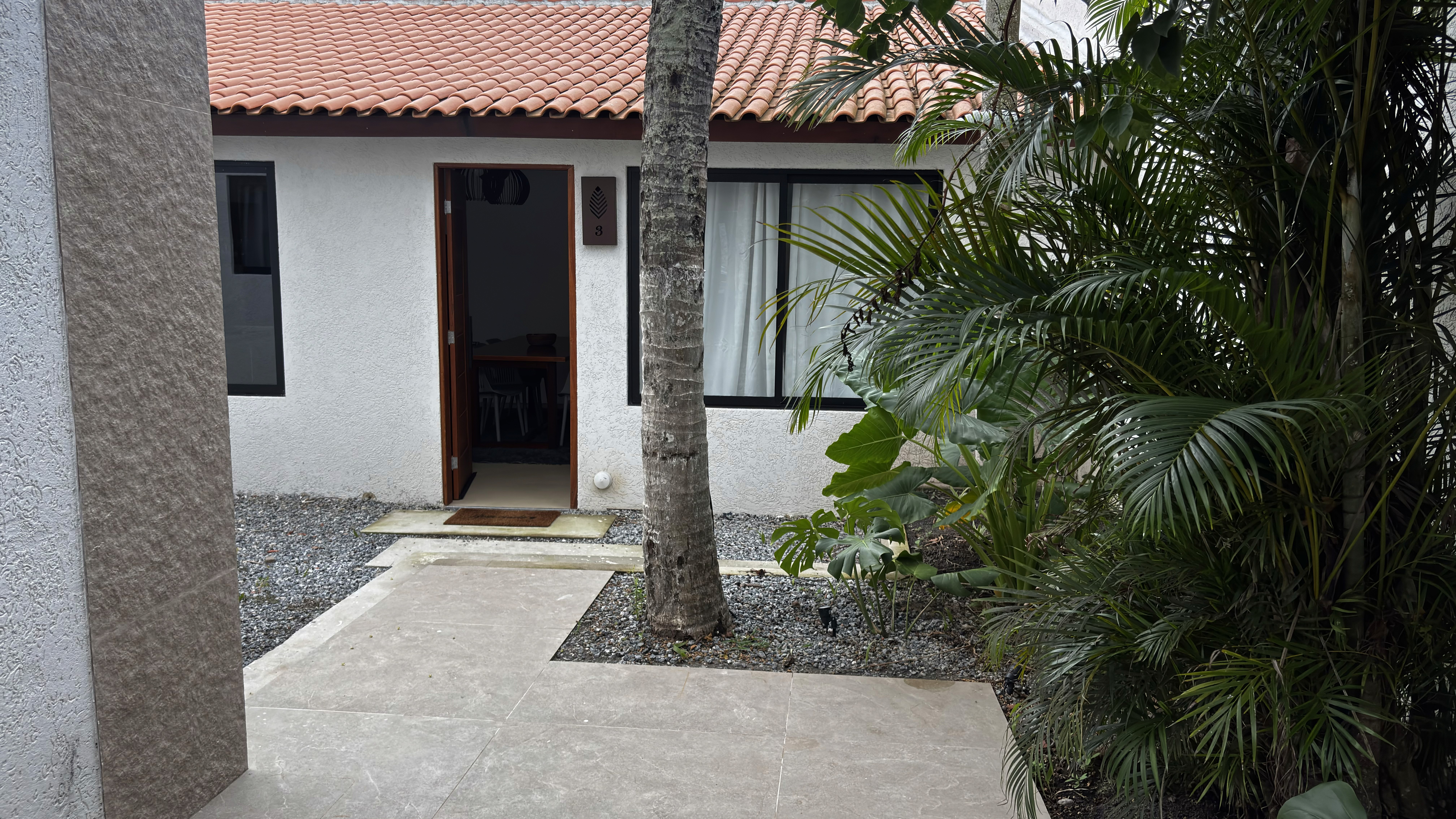 morning breakfast in the garden patio set for breakfast