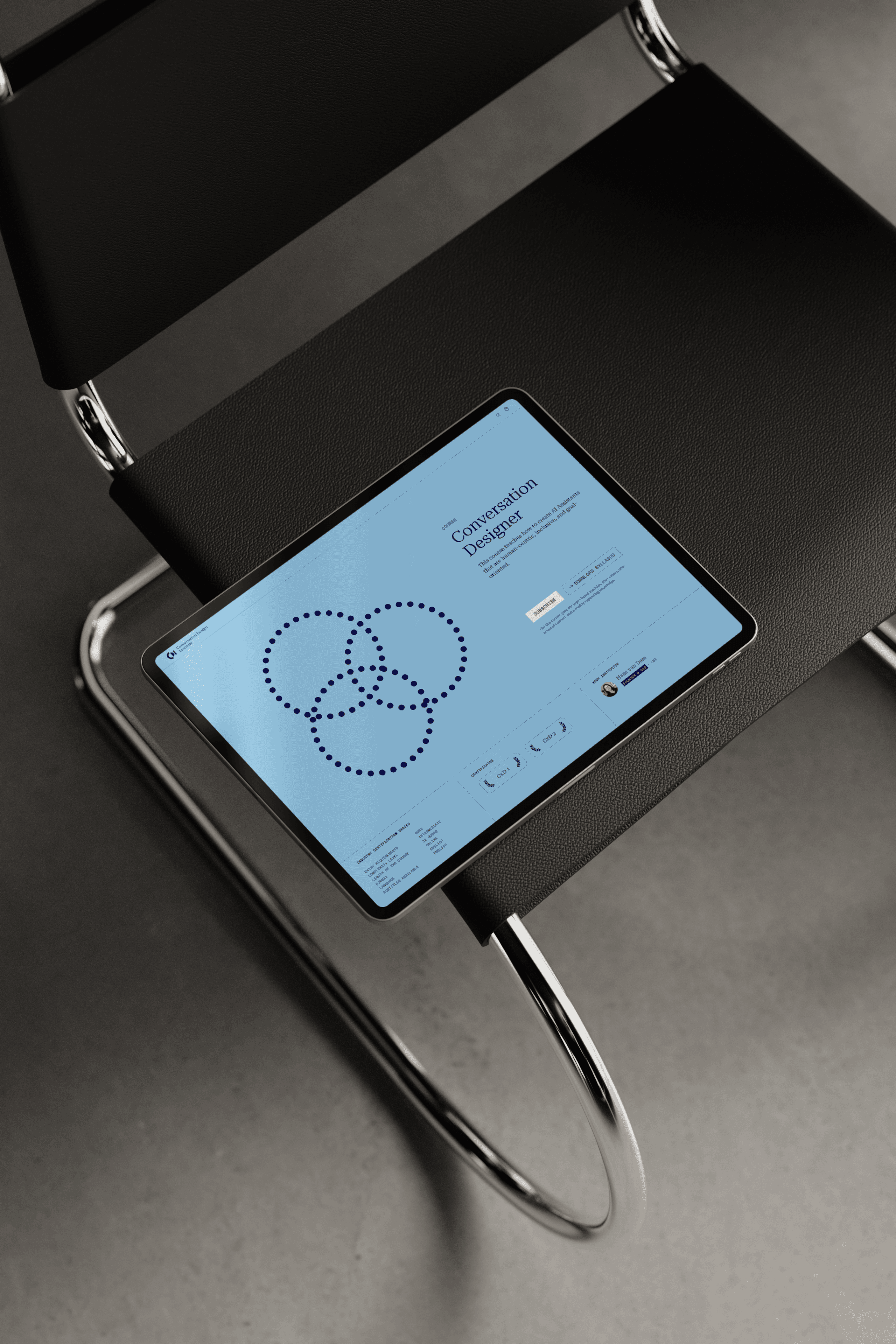 ipad mockup by Analogue Agency