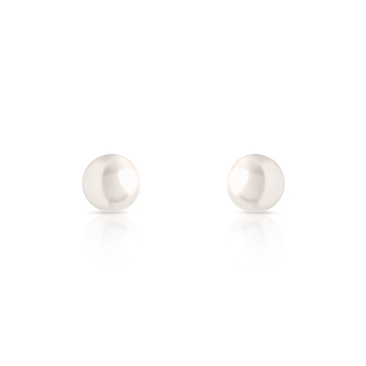 Boucles d'oreilles en or jaune 750 sertie de perles
