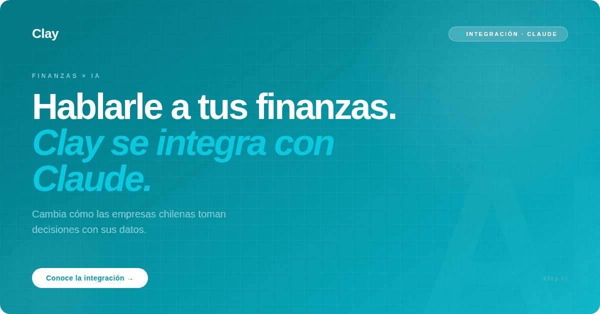 Integración software financiero Clay a Claude