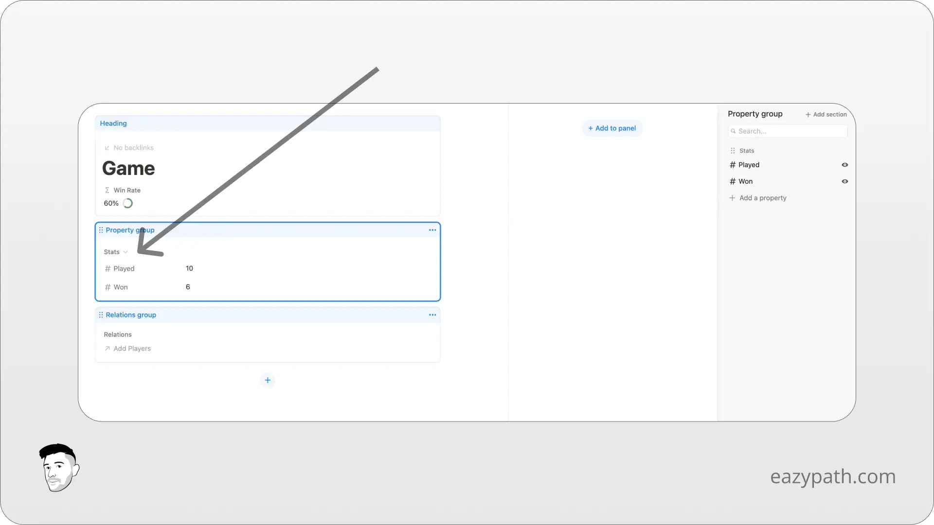 What Can You Customize on Layout of a Notion Page - Section On Property Group