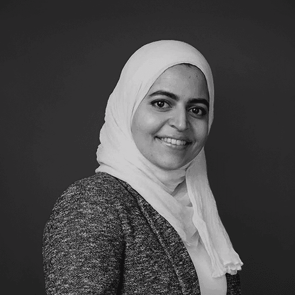 Impey Studio Team member. Portrait of Maysoun Abouhouly