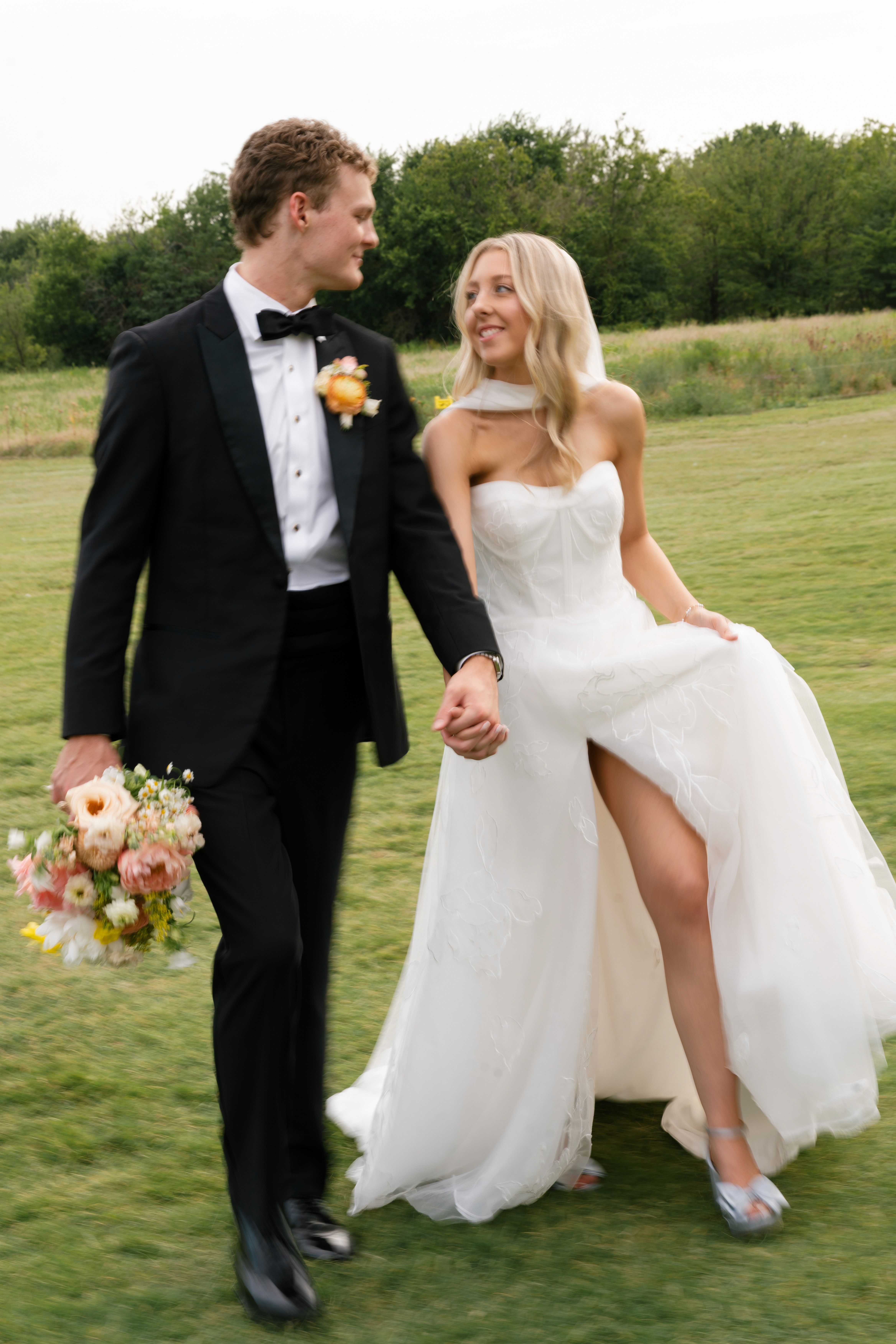 Women On Neon Background