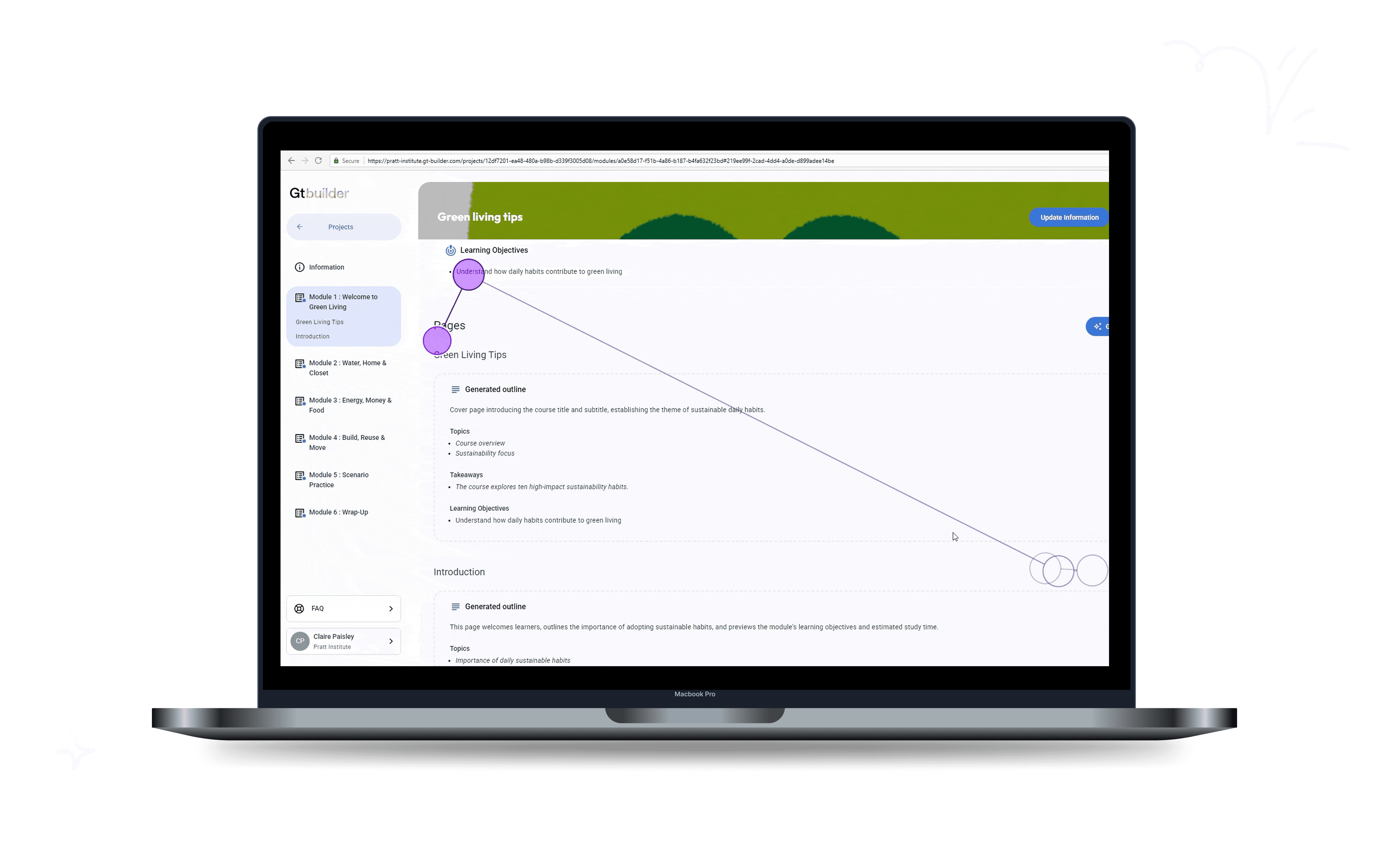 Eye-tracking Study on the Course Builder