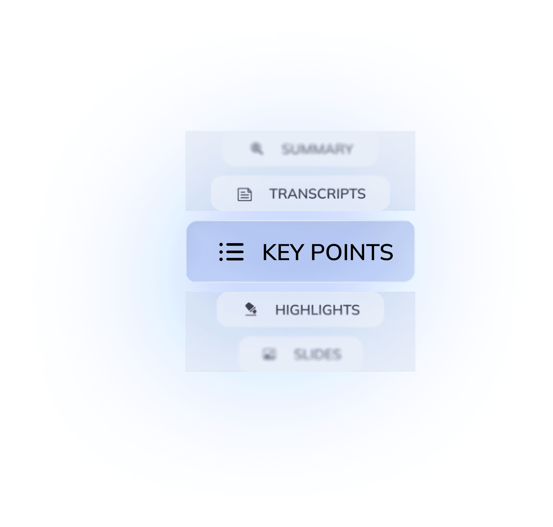 Illustrations of Jamworks' Key points feature