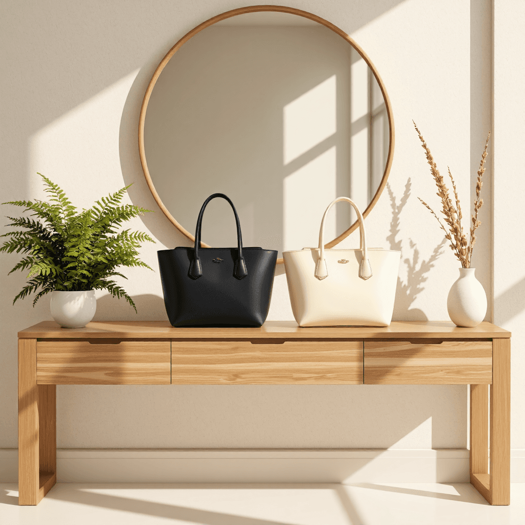 product photography of handbags