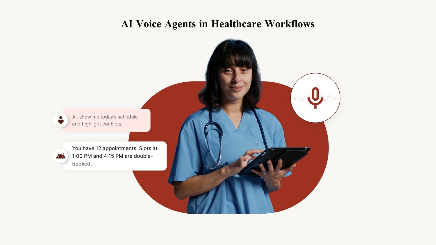 AI Voice Agents in Healthcare Workflows