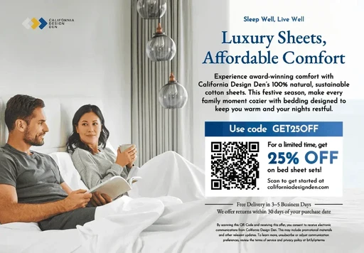 California Design Den postcard