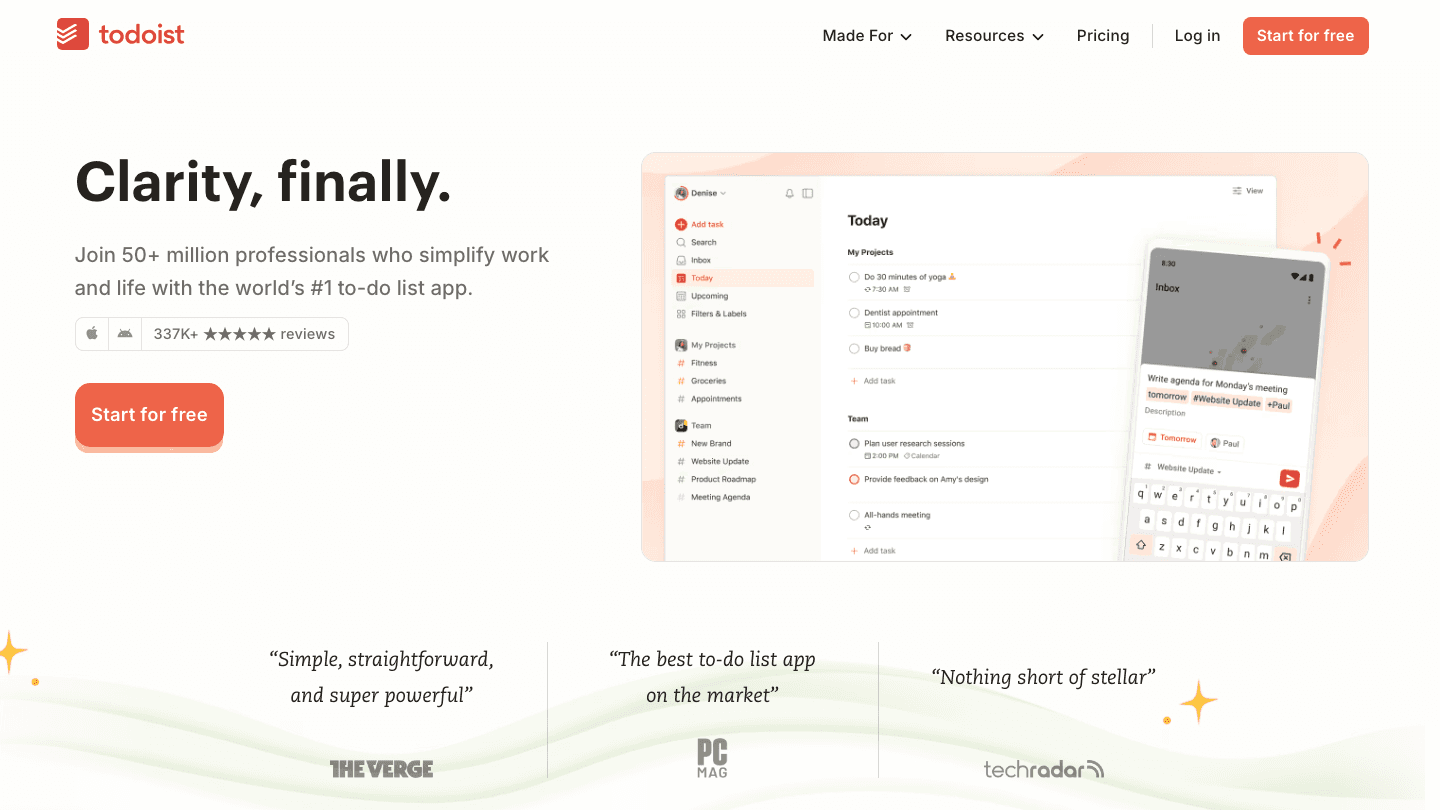 Todoist task manager