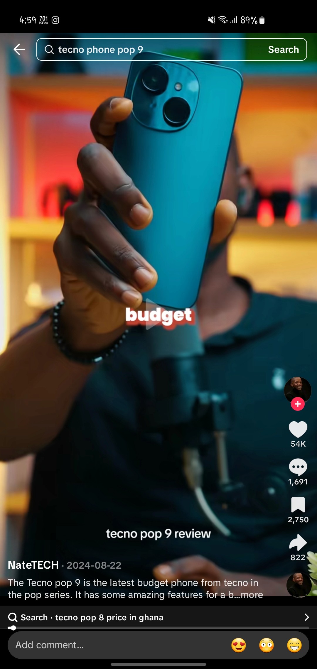 Tiktok video