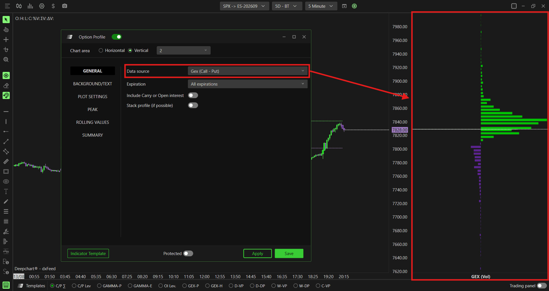 Option Profile: General