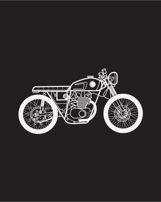 Motorcycle Illustration by Adapt Studio