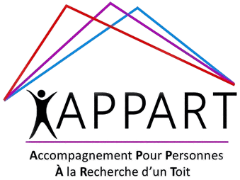 Logo d’APPART – Accompagnement pour personnes à la recherche d’un toit.