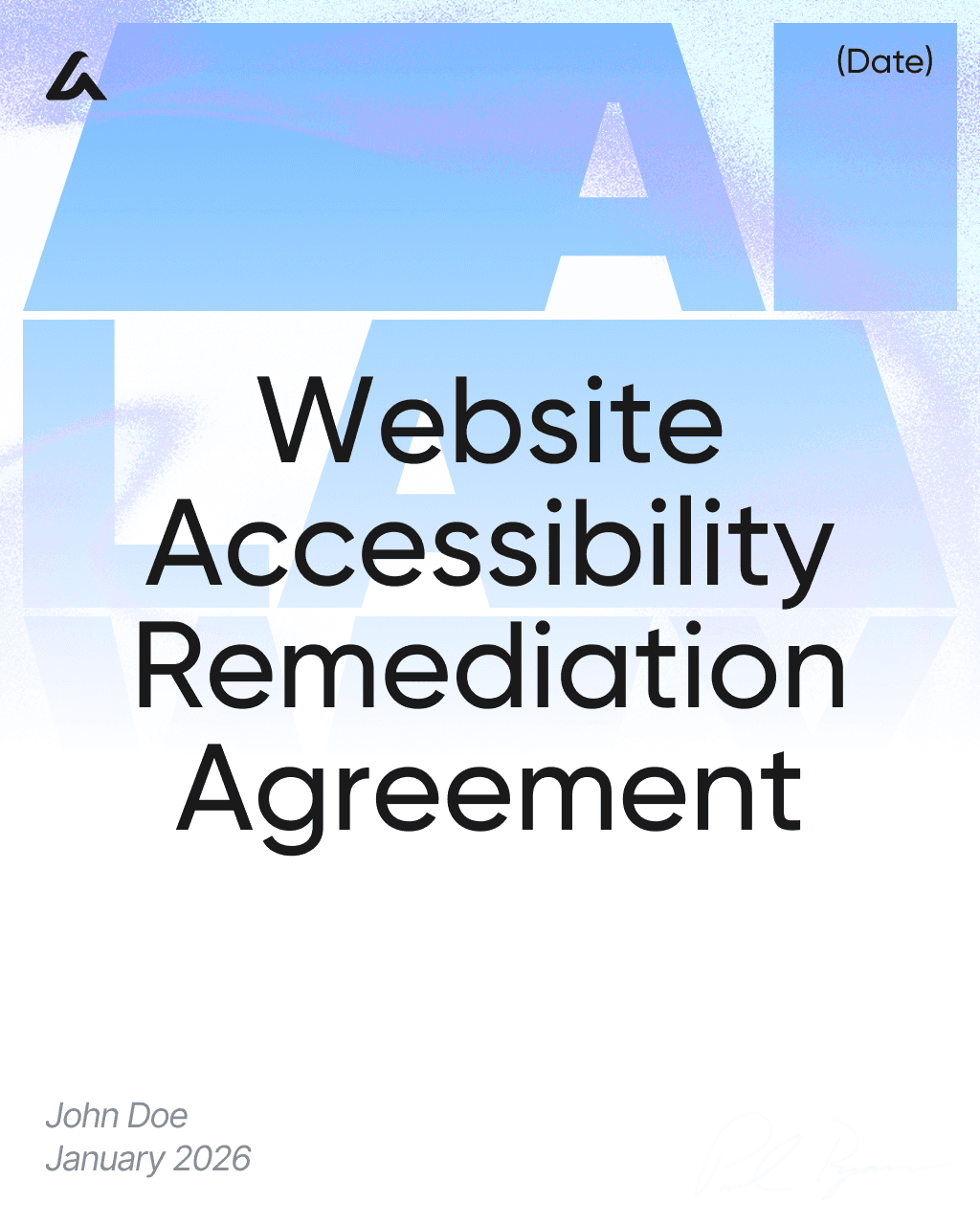 Website Accessibility Remediation Agreement