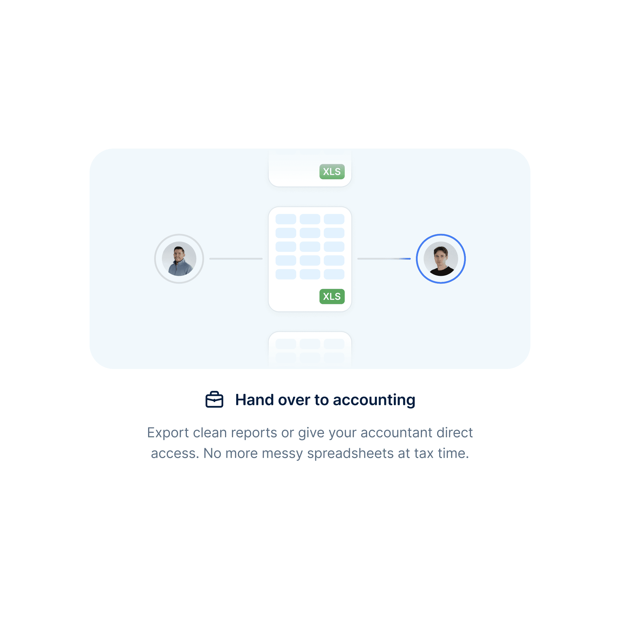 Billow - Hand over to accounting