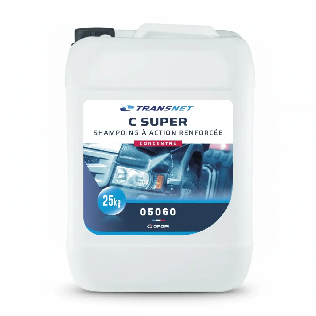 C SUPER - antystatyczny szampon do myjni portalowych i flot TIR, biodegradowalny, pH 11.4