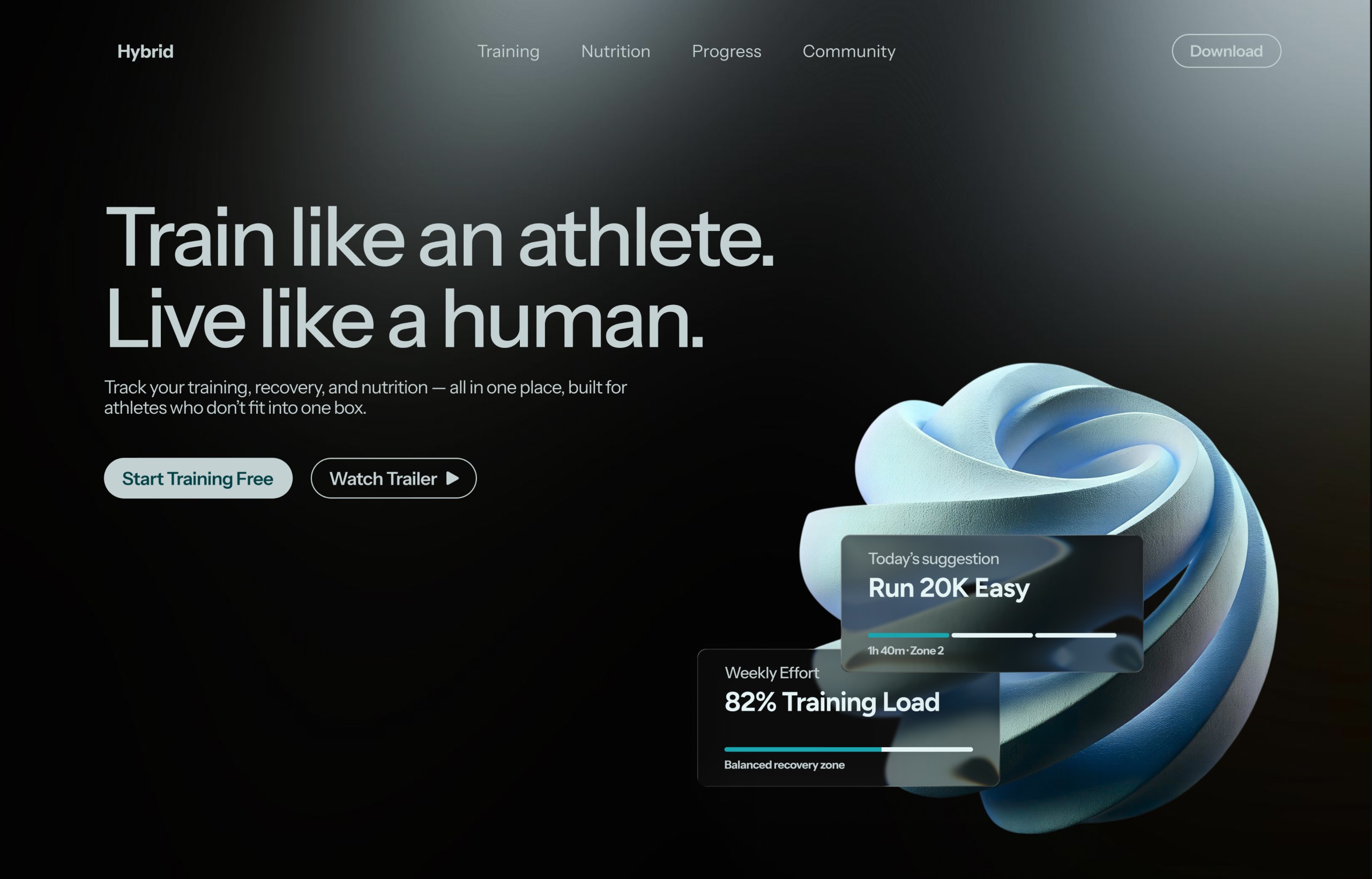 Website design screenshot