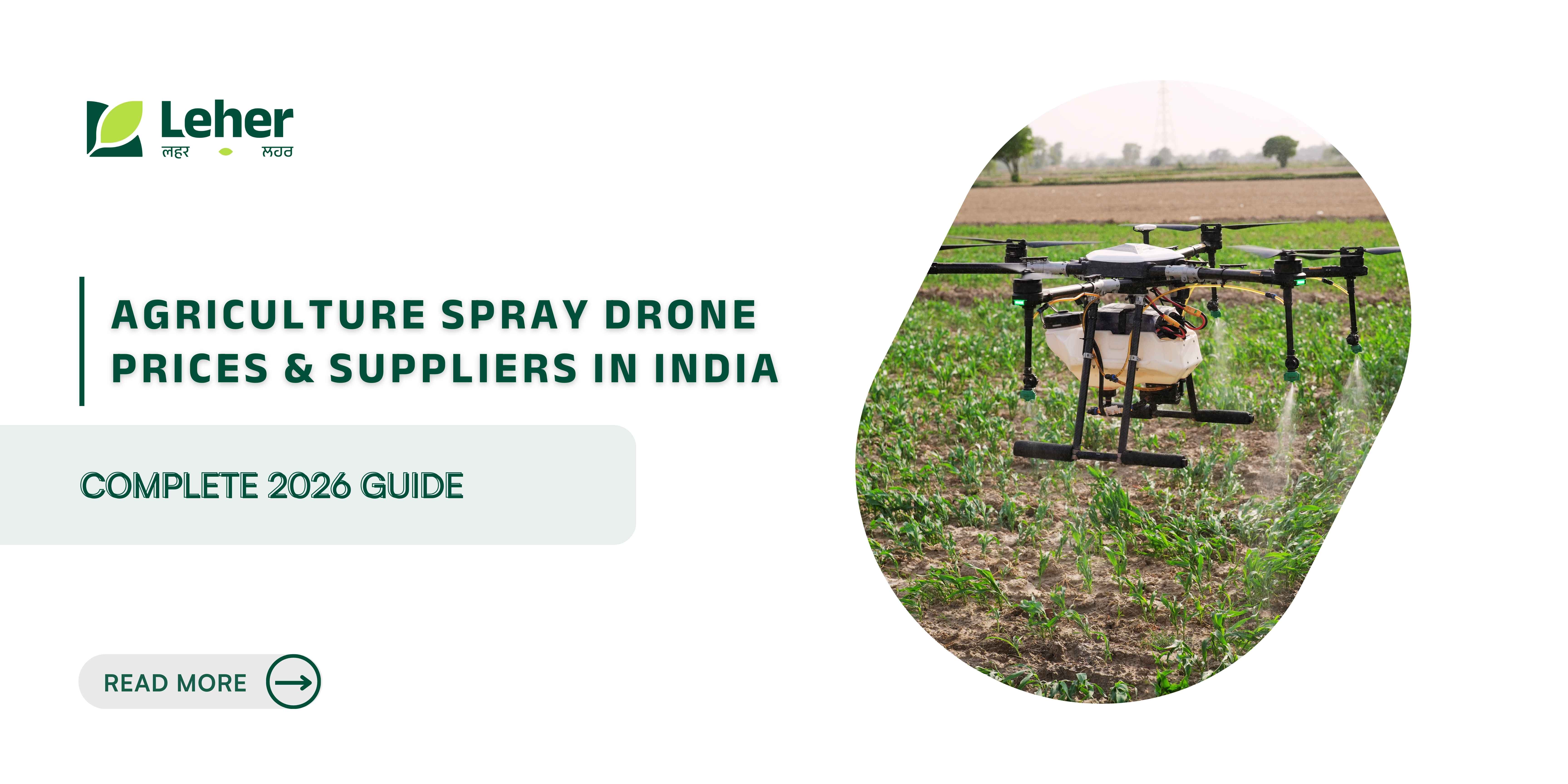 Agriculture Spray Drone Prices and Suppliers in India: Complete 2026 Guide