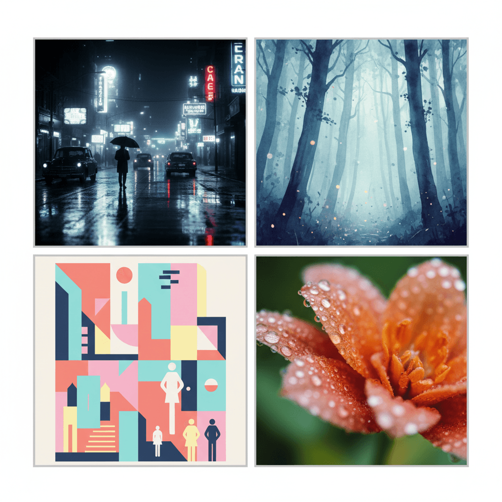 Text‑to‑image generation 