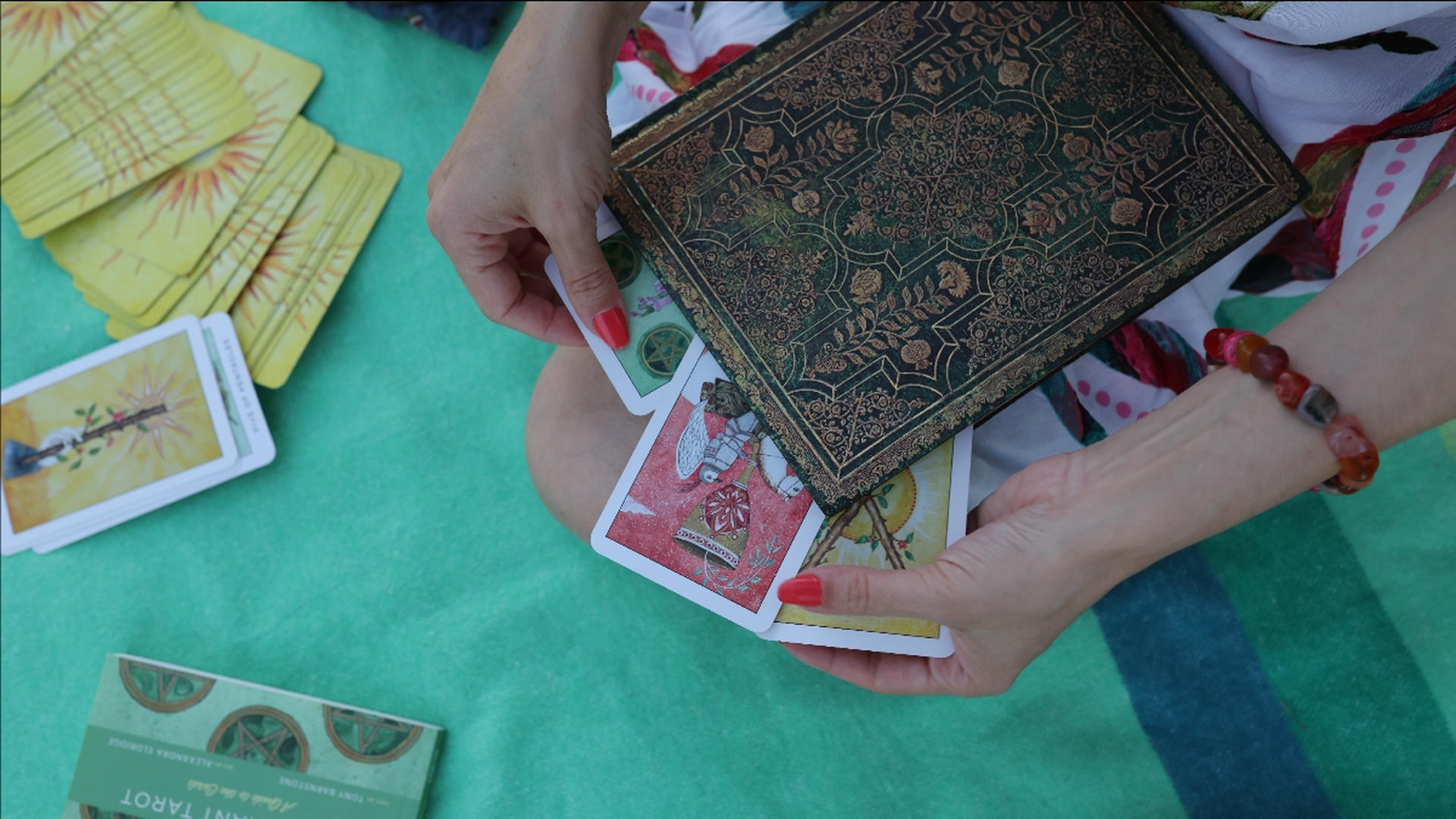 Samira standing by a river