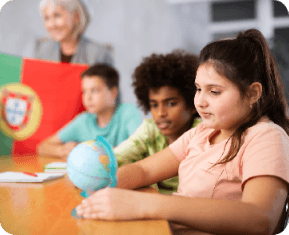 Students participating in academic enrichment activities aligned with district learning goals